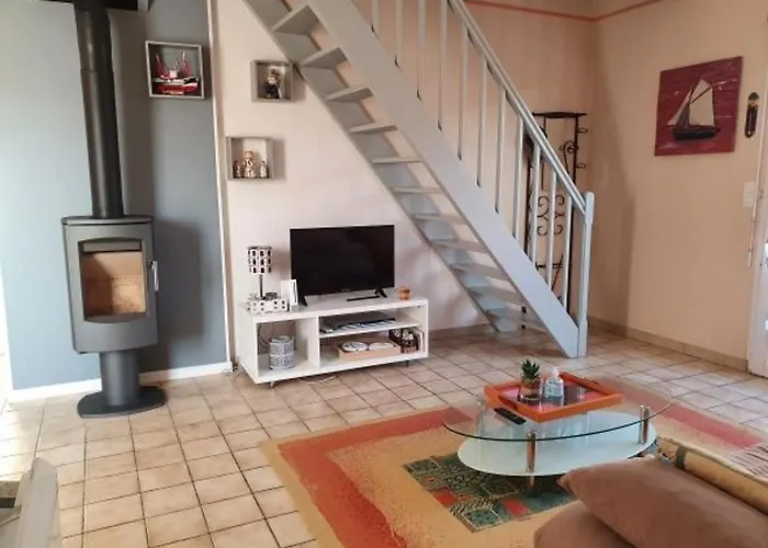 Semesterbostad Charmante Maison Proche Centre, 5 Pers, Jardin - Fr-1-476-42